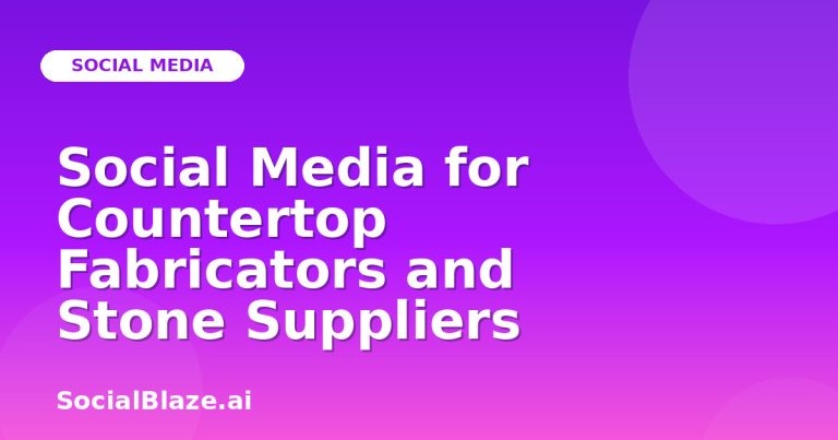 Social Media For Countertop Fabricators And Stone Suppliers Social Media For Countertop Fabricators And Stone Suppliers