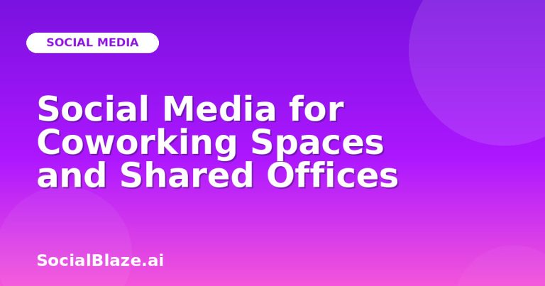 Social Media For Coworking Spaces And Shared Offices