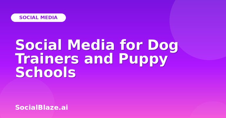 Social Media For Dog Trainers And Puppy Schools Social Media For Dog Trainers And Puppy Schools
