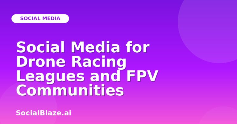 Social Media For Drone Racing Leagues And Fpv Communities