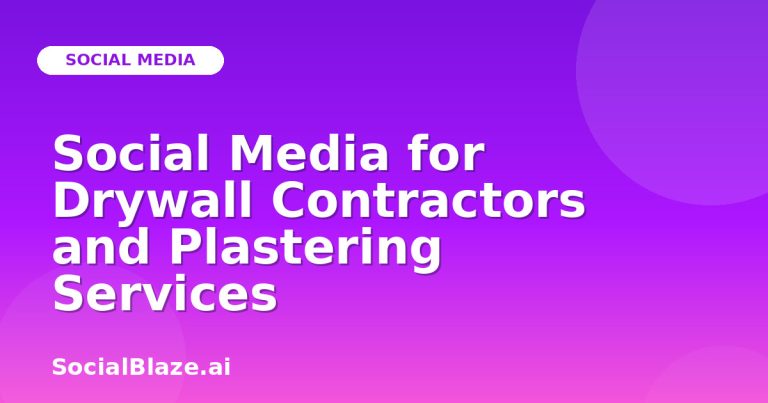 Social Media For Drywall Contractors And Plastering Services
