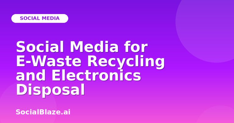 Social Media For E-Waste Recycling And Electronics Disposal Social Media For E-Waste Recycling And Electronics Disposal