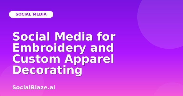 Social Media For Embroidery And Custom Apparel Decorating Social Media For Embroidery And Custom Apparel Decorating