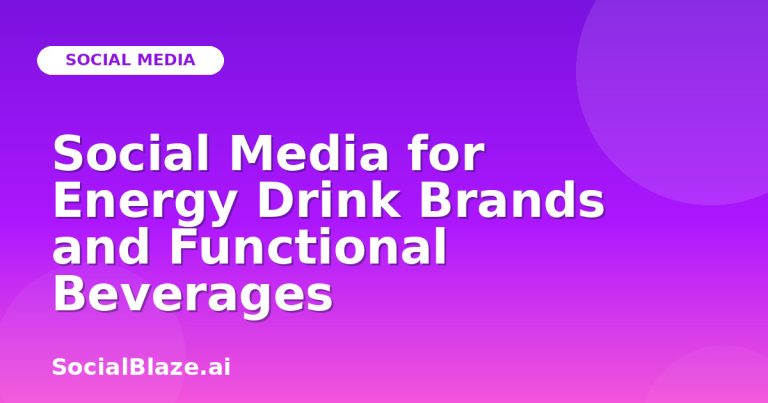 Social Media For Energy Drink Brands And Functional Beverages Social Media For Energy Drink Brands And Functional Beverages