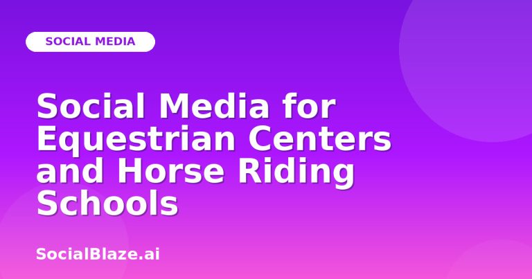 Social Media For Equestrian Centers And Horse Riding Schools Social Media For Equestrian Centers And Horse Riding Schools