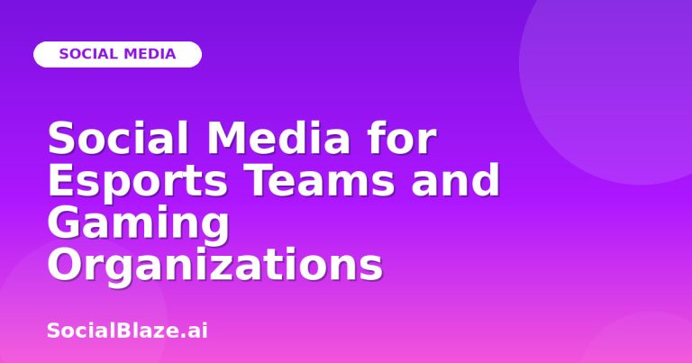 Social Media For Esports Teams And Gaming Organizations Social Media For Esports Teams And Gaming Organizations