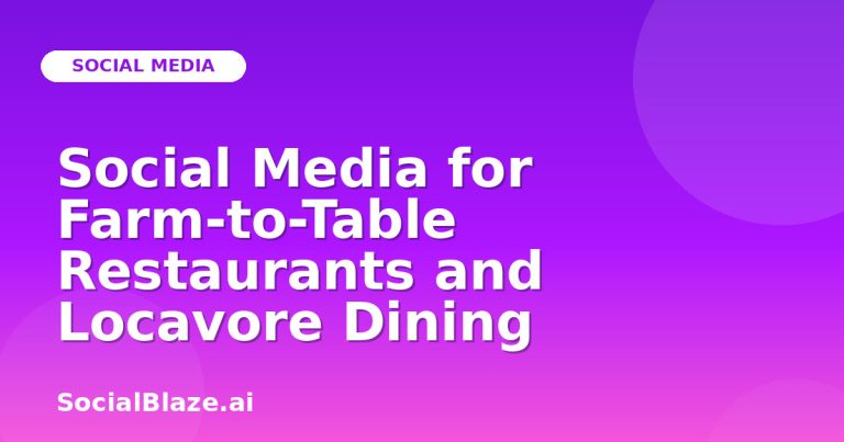 Social Media For Farm-To-Table Restaurants And Locavore Dining