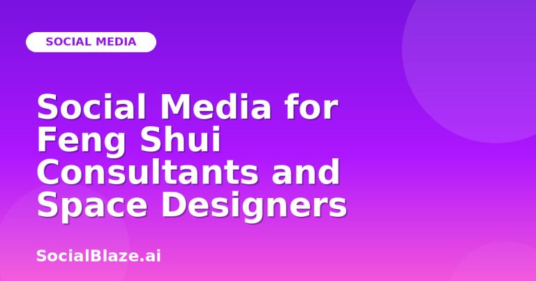 Social Media For Feng Shui Consultants And Space Designers Social Media For Feng Shui Consultants And Space Designers