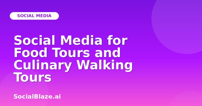 Social Media For Food Tours And Culinary Walking Tours Social Media For Food Tours And Culinary Walking Tours