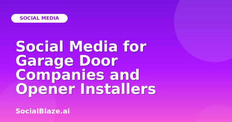 Social Media For Garage Door Companies And Opener Installers Social Media For Garage Door Companies And Opener Installers