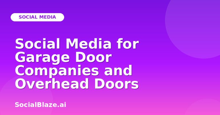 Social Media For Garage Door Companies And Overhead Doors Social Media For Garage Door Companies And Overhead Doors