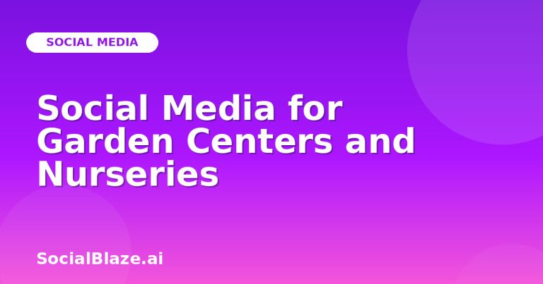 Social Media For Garden Centers And Nurseries