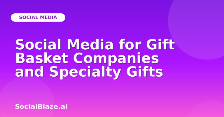 Social Media For Gift Basket Companies And Specialty Gifts Social Media For Gift Basket Companies And Specialty Gifts