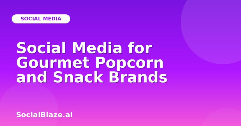 Social Media For Gourmet Popcorn And Snack Brands Social Media For Gourmet Popcorn And Snack Brands