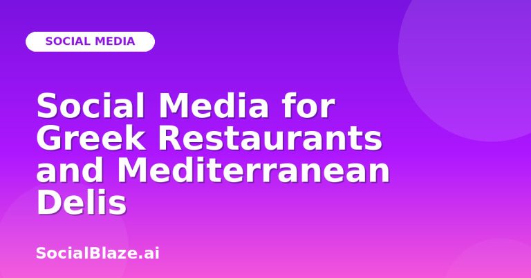 Social Media For Greek Restaurants And Mediterranean Delis