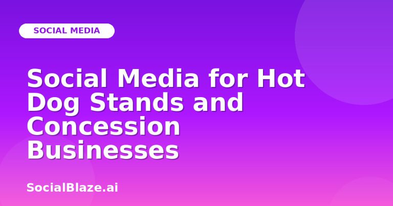 Social Media For Hot Dog Stands And Concession Businesses
