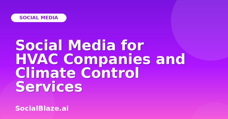 Social Media For Hvac Companies And Climate Control Services