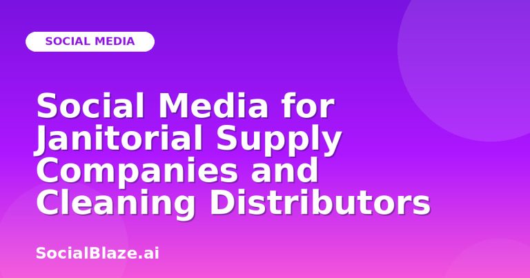 Social Media For Janitorial Supply Companies And Cleaning Distributors Social Media For Janitorial Supply Companies And Cleaning Distributors