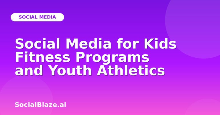 Social Media For Kids Fitness Programs And Youth Athletics Social Media For Kids Fitness Programs And Youth Athletics