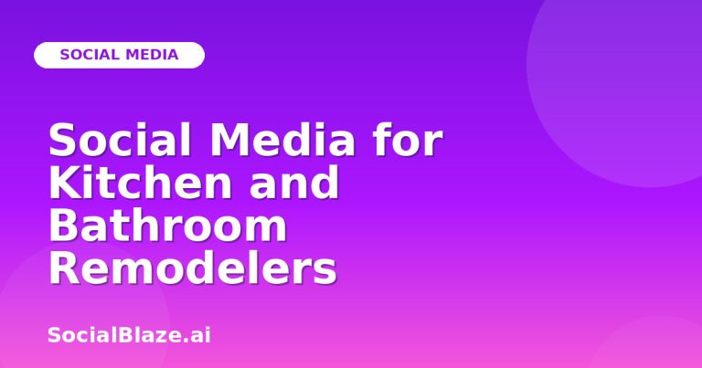 Social Media For Kitchen And Bathroom Remodelers Social Media For Kitchen And Bathroom Remodelers
