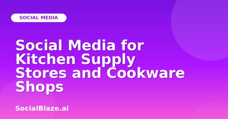 Social Media For Kitchen Supply Stores And Cookware Shops Social Media For Kitchen Supply Stores And Cookware Shops