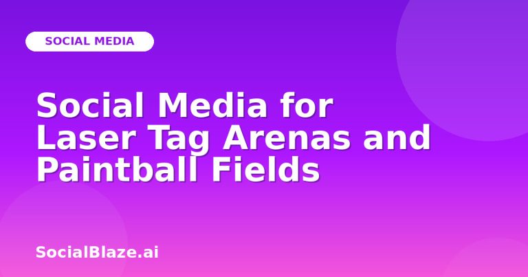 Social Media For Laser Tag Arenas And Paintball Fields