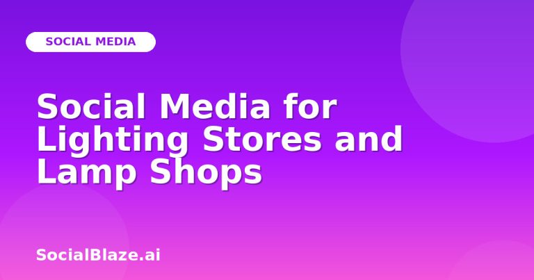 Social Media For Lighting Stores And Lamp Shops Social Media For Lighting Stores And Lamp Shops