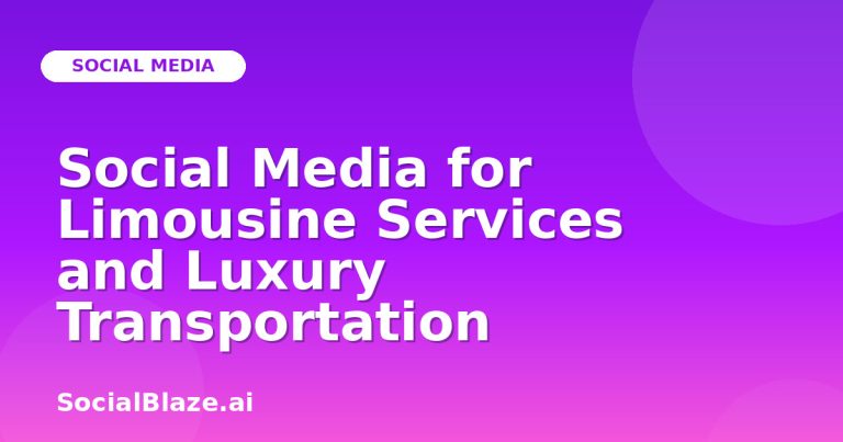Social Media For Limousine Services And Luxury Transportation