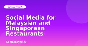 Social Media for Malaysian and Singaporean Restaurants