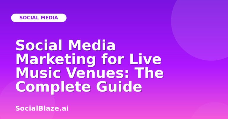 Social Media Marketing For Live Music Venues: The Complete Guide Social Media Marketing For Live Music Venues: The Complete Guide
