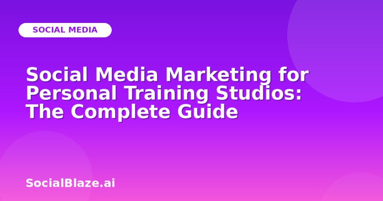 Social Media Marketing For Personal Training Studios: The Complete Guide Social Media Marketing For Personal Training Studios: The Complete Guide