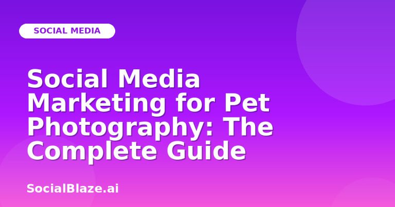 Social Media Marketing For Pet Photography: The Complete Guide