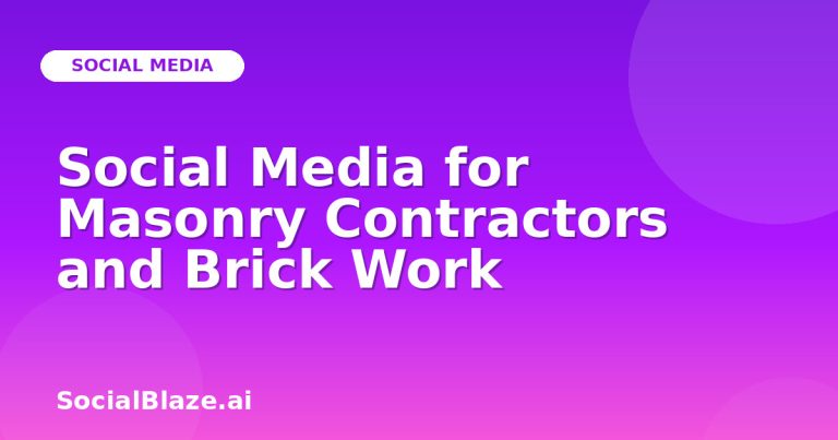 Social Media For Masonry Contractors And Brick Work Social Media For Masonry Contractors And Brick Work