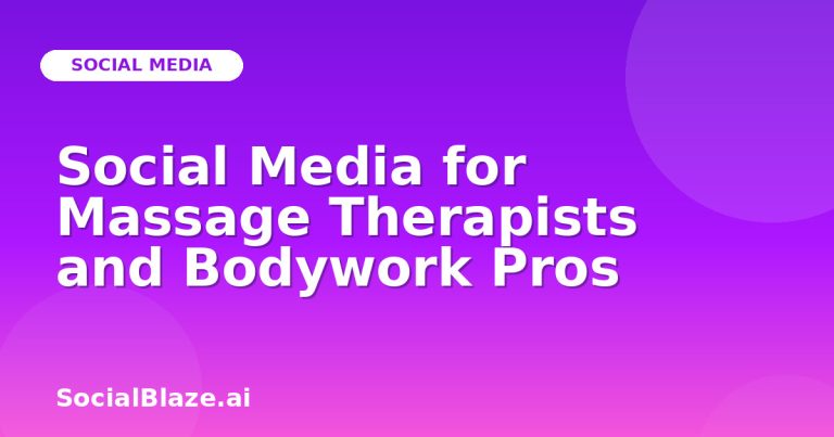 Social Media For Massage Therapists And Bodywork Pros Social Media For Massage Therapists And Bodywork Pros