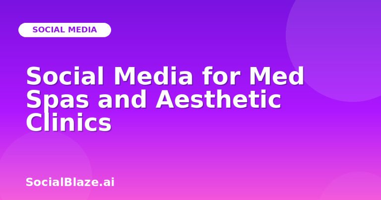 Social Media For Med Spas And Aesthetic Clinics Social Media For Med Spas And Aesthetic Clinics