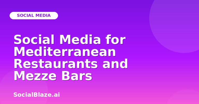 Social Media For Mediterranean Restaurants And Mezze Bars Social Media For Mediterranean Restaurants And Mezze Bars