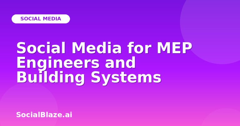 Social Media For Mep Engineers And Building Systems