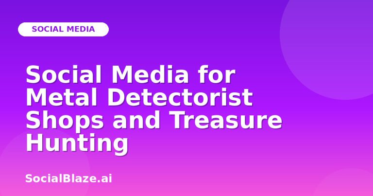 Social Media For Metal Detectorist Shops And Treasure Hunting