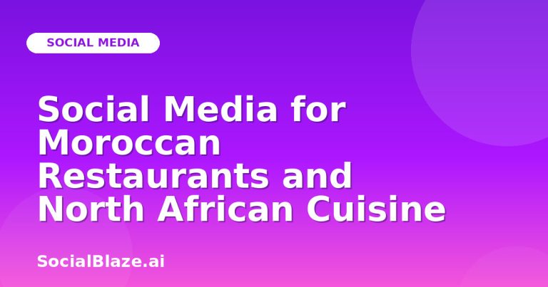 Social Media For Moroccan Restaurants And North African Cuisine