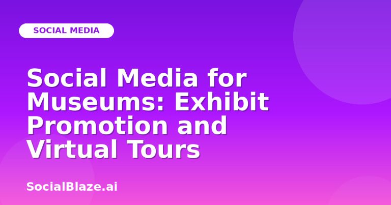 Social Media For Museums: Exhibit Promotion And Virtual Tours