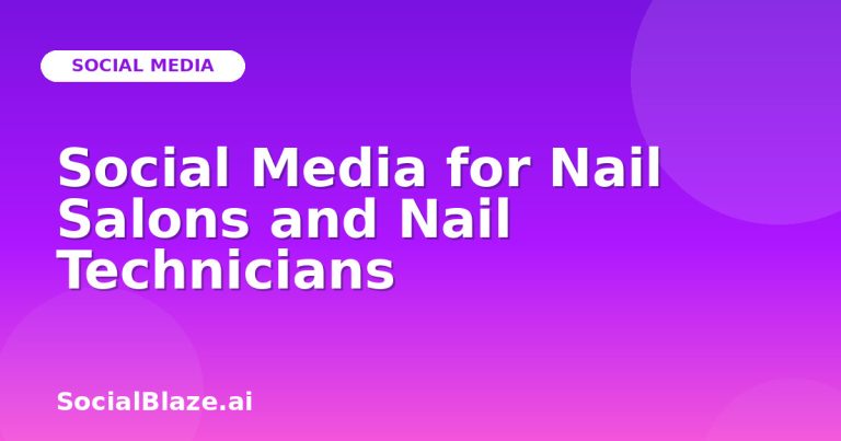 Social Media For Nail Salons And Nail Technicians
