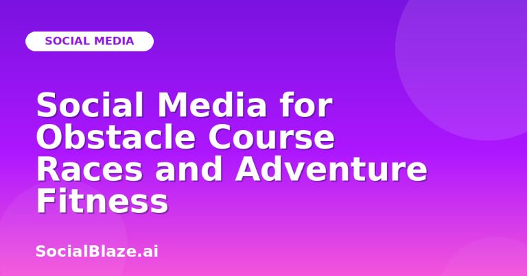 Social Media For Obstacle Course Races And Adventure Fitness Social Media For Obstacle Course Races And Adventure Fitness