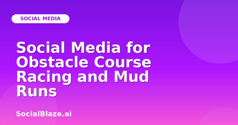 Social Media For Obstacle Course Racing And Mud Runs Social Media For Obstacle Course Racing And Mud Runs