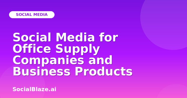 Social Media For Office Supply Companies And Business Products Social Media For Office Supply Companies And Business Products