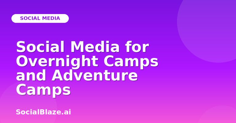 Social Media For Overnight Camps And Adventure Camps Social Media For Overnight Camps And Adventure Camps