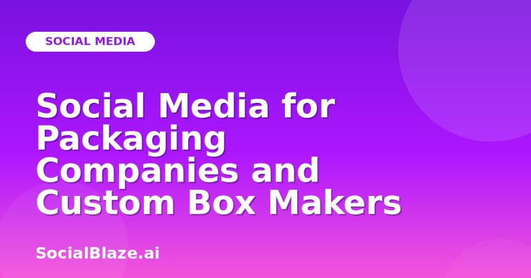Social Media For Packaging Companies And Custom Box Makers