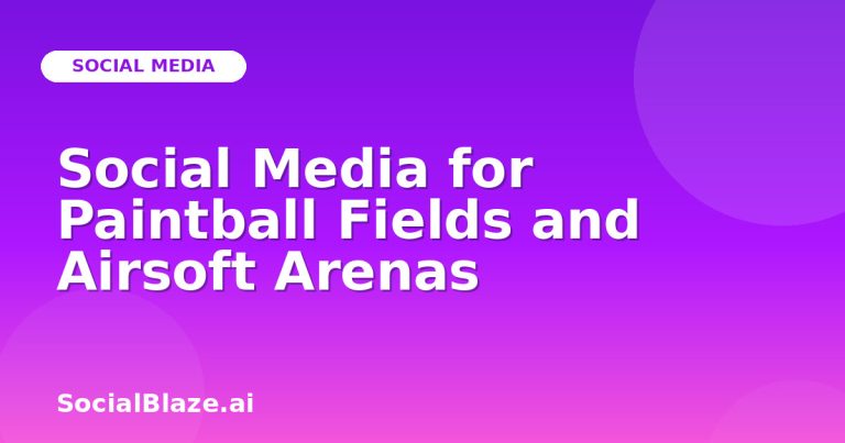 Social Media For Paintball Fields And Airsoft Arenas