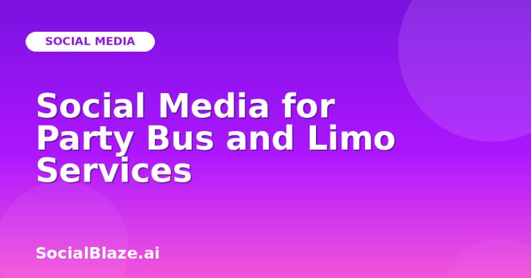 Social Media For Party Bus And Limo Services Social Media For Party Bus And Limo Services