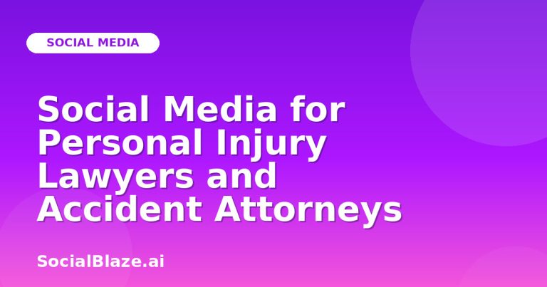 Social Media For Personal Injury Lawyers And Accident Attorneys Social Media For Personal Injury Lawyers And Accident Attorneys