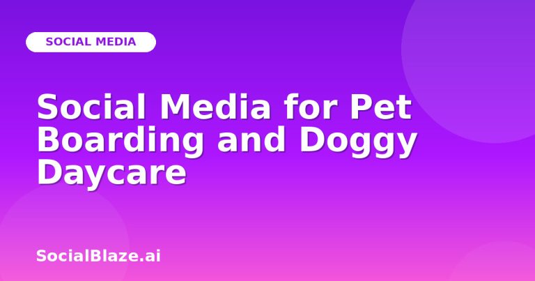 Social Media For Pet Boarding And Doggy Daycare Social Media For Pet Boarding And Doggy Daycare